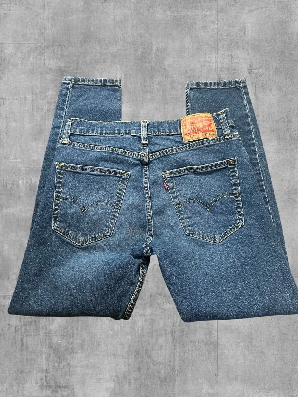 Levi's Men's 512 32x30 Medium Blue Straight Leg Jeans
